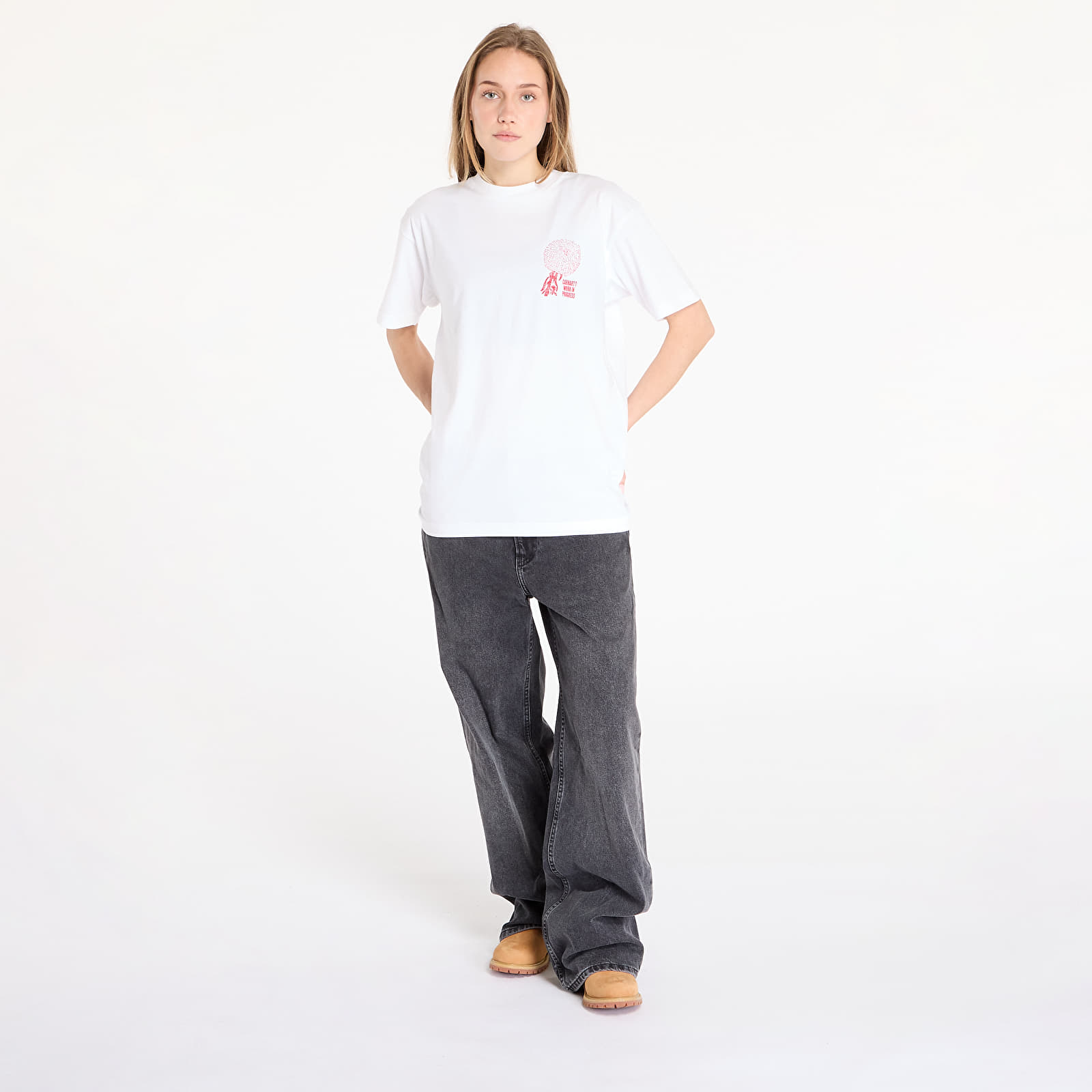 T-shirts Carhartt WIP S/S Chrysanthemum T-Shirt UNISEX White