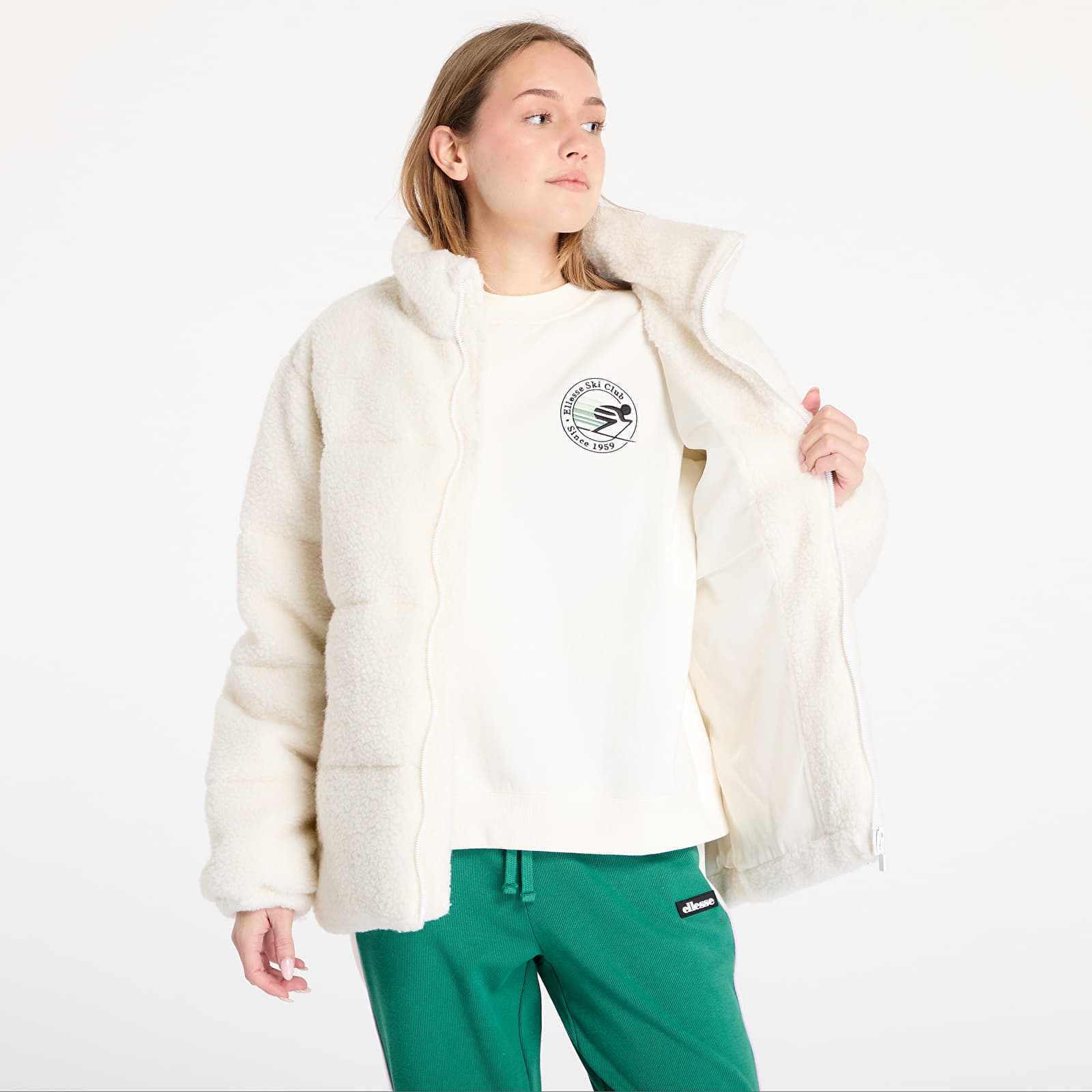 Jakne Ellesse Berghutte Jacket Off White