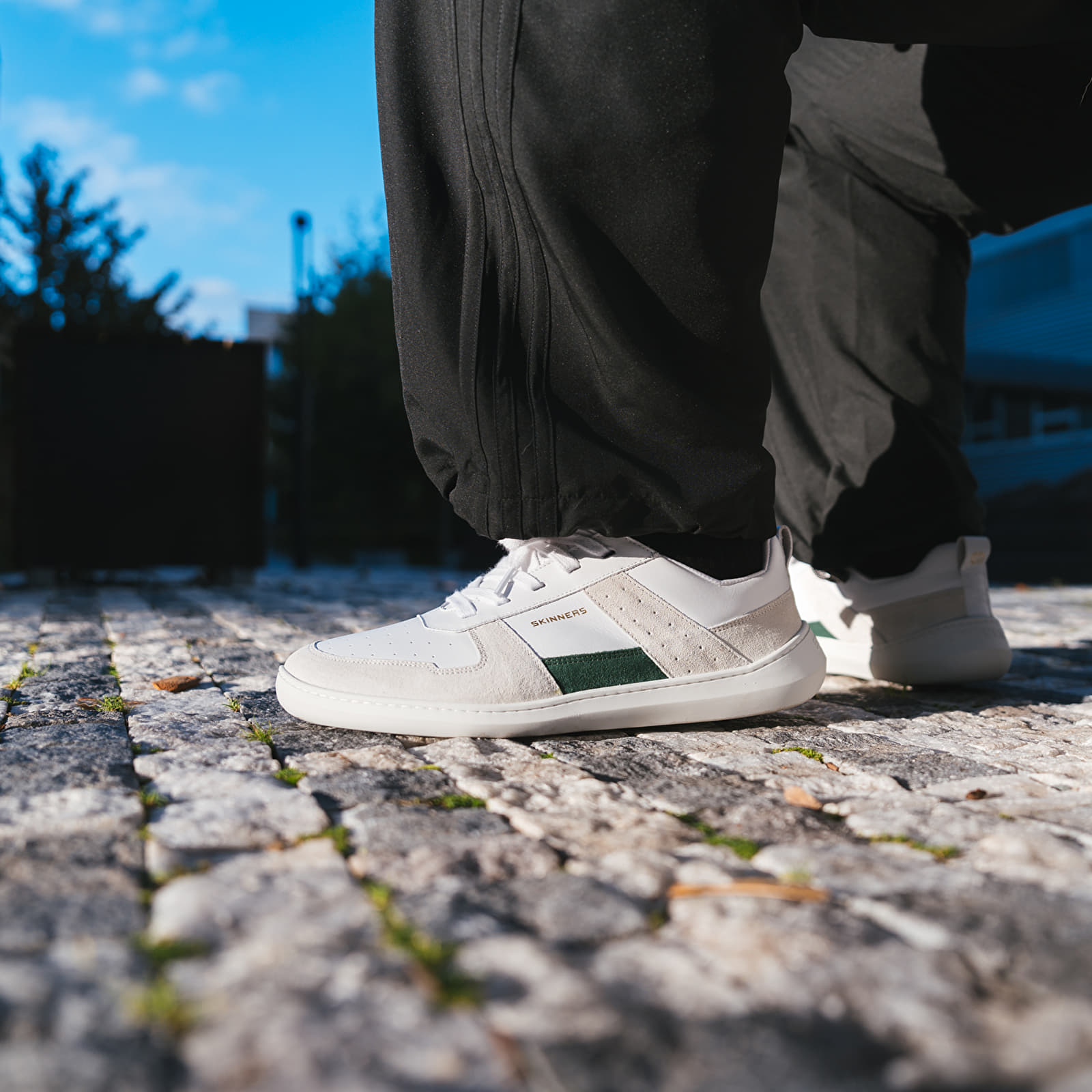 Batai Skinners Sneakers Oldschooler II leather Green/ White