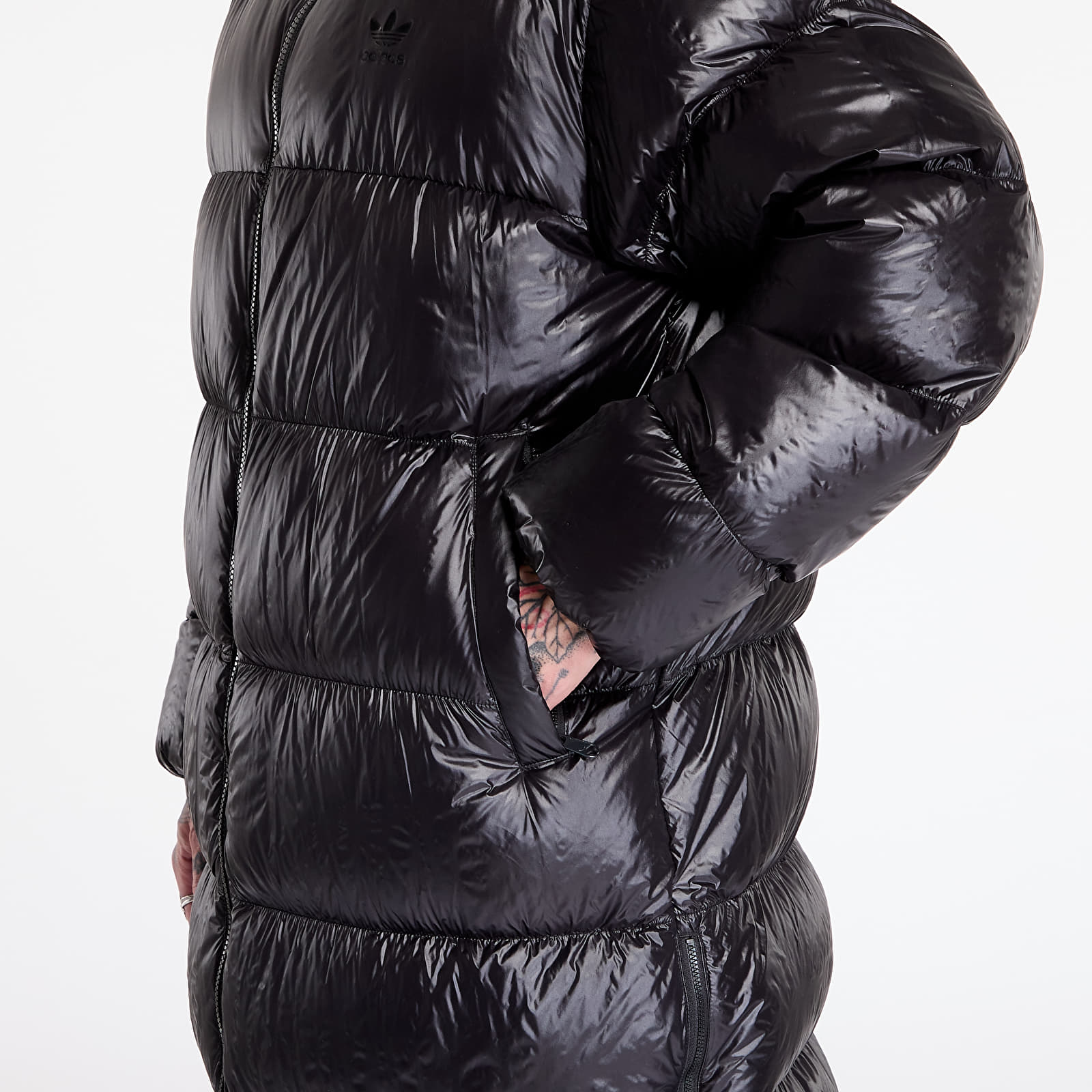 Чоловічі пуховики adidas Long Regen Jacket Black