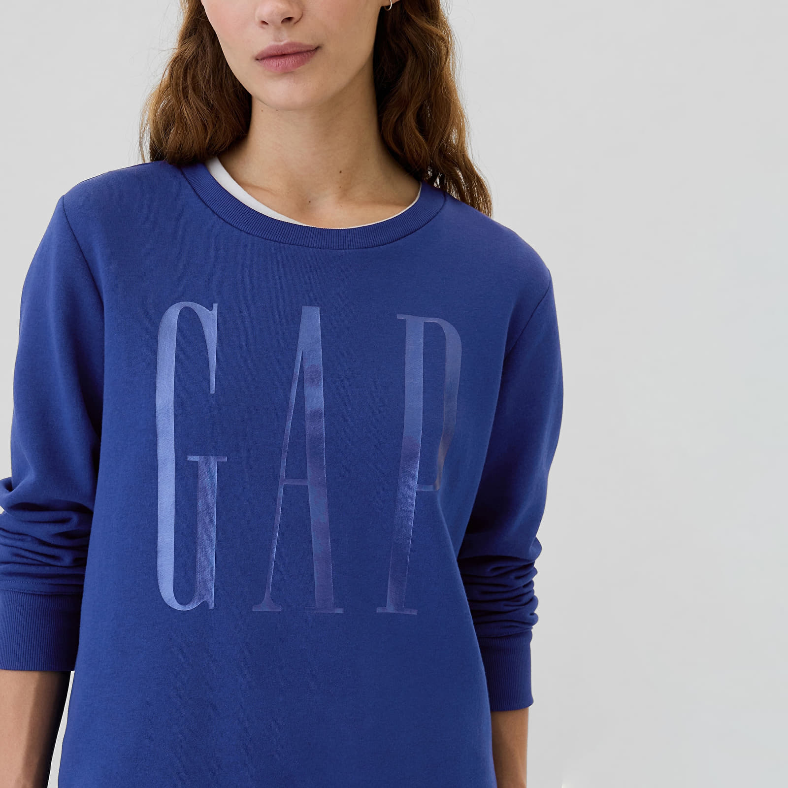 Damestruien GAP Logo Sweatshirt Bellwether Blue