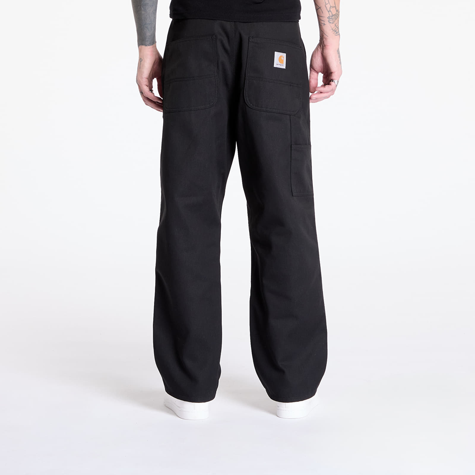 Pantalones de hombre Carhartt WIP Midland Single Knee Pant Black Rigid