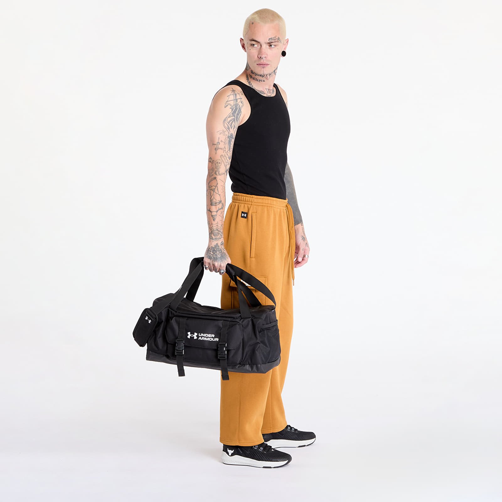 Joggingbukser Under Armour Project Rock Icon Fleece Pant Tools Yellow Ochre/ Silt