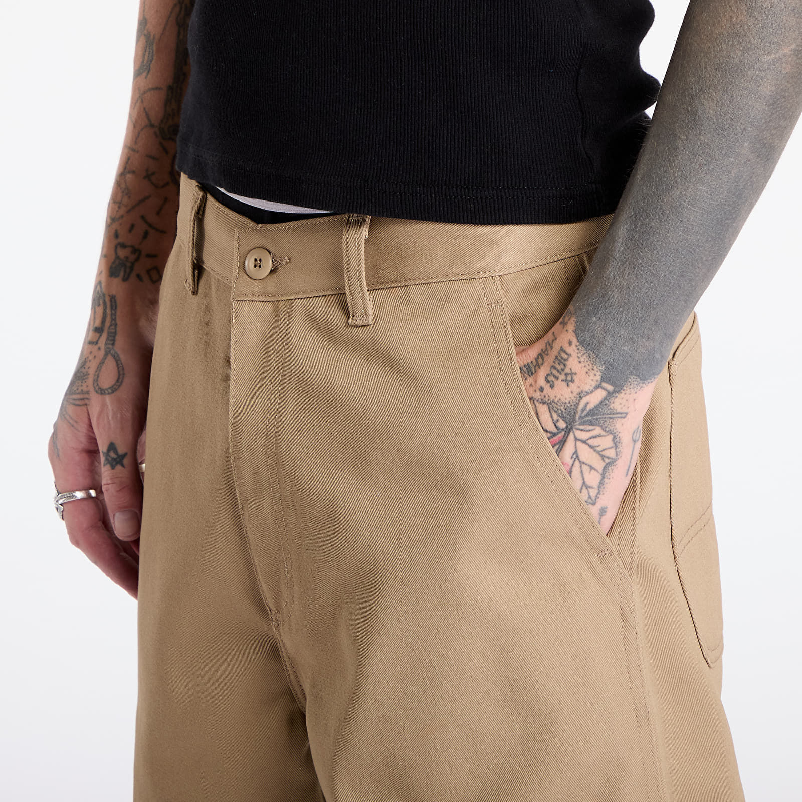 Παντελόνια Carhartt WIP Midland Single Knee Pant Leather Rigid XS