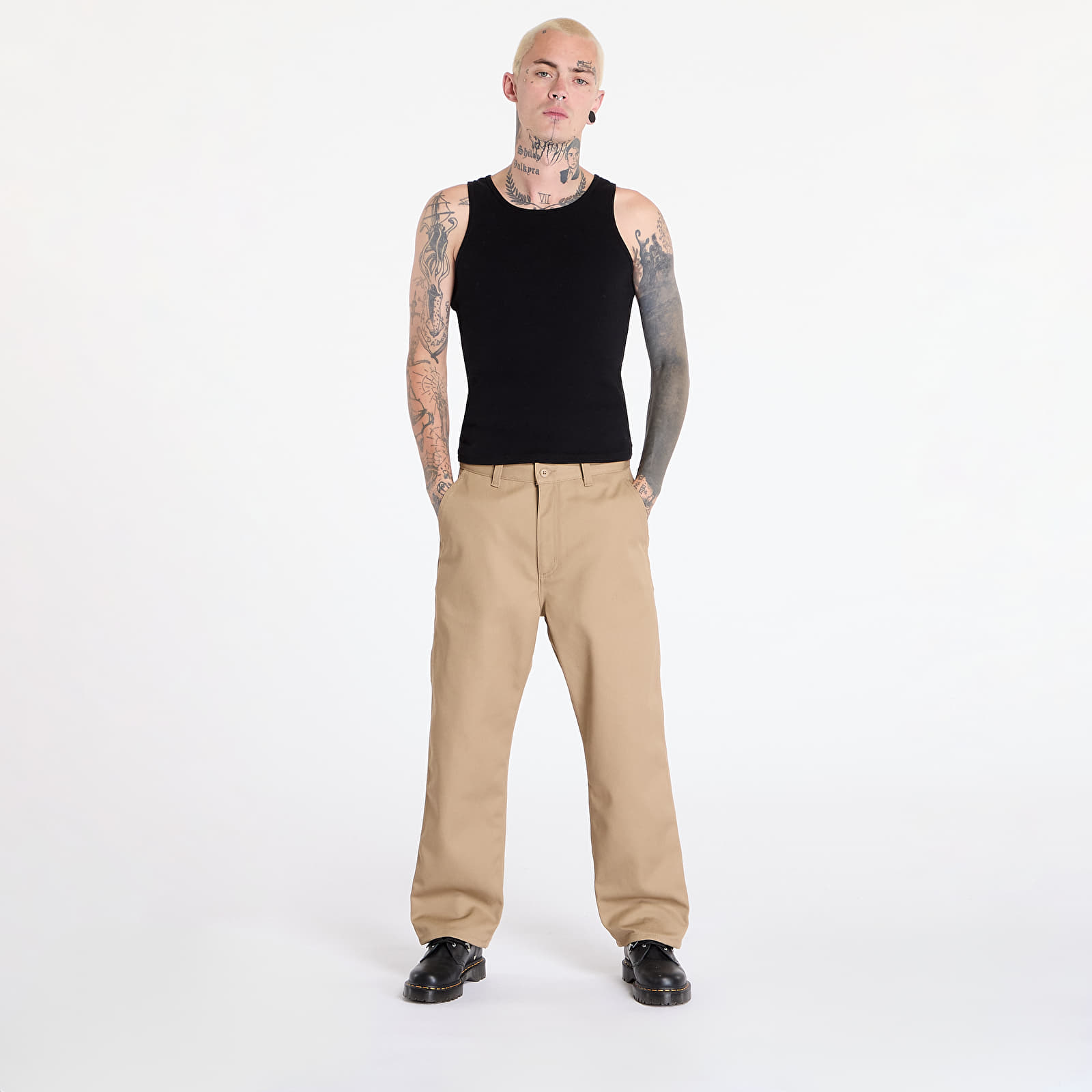 Jeans and trousers Carhartt WIP Midland Single Knee Pant Leather Rigid