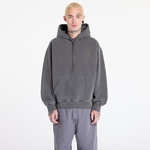 Sweatshirt Carhartt WIP Hooded Vista Sweat UNISEX Graphite Garment Dyed