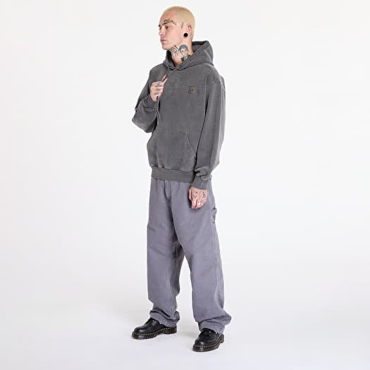 Carhartt WIP Hooded Vista Sweat UNISEX Graphite Garment Dyed | Queens