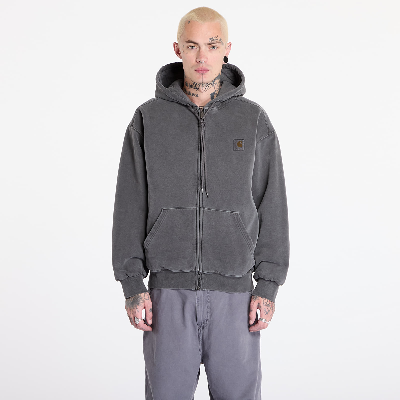 Bluzy Carhartt WIP Hooded Vista Jacket UNISEX Graphite Garment Dyed