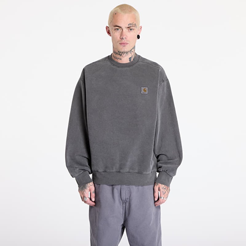 Džemperis Carhartt WIP Vista Sweat UNISEX Graphite Garment Dyed