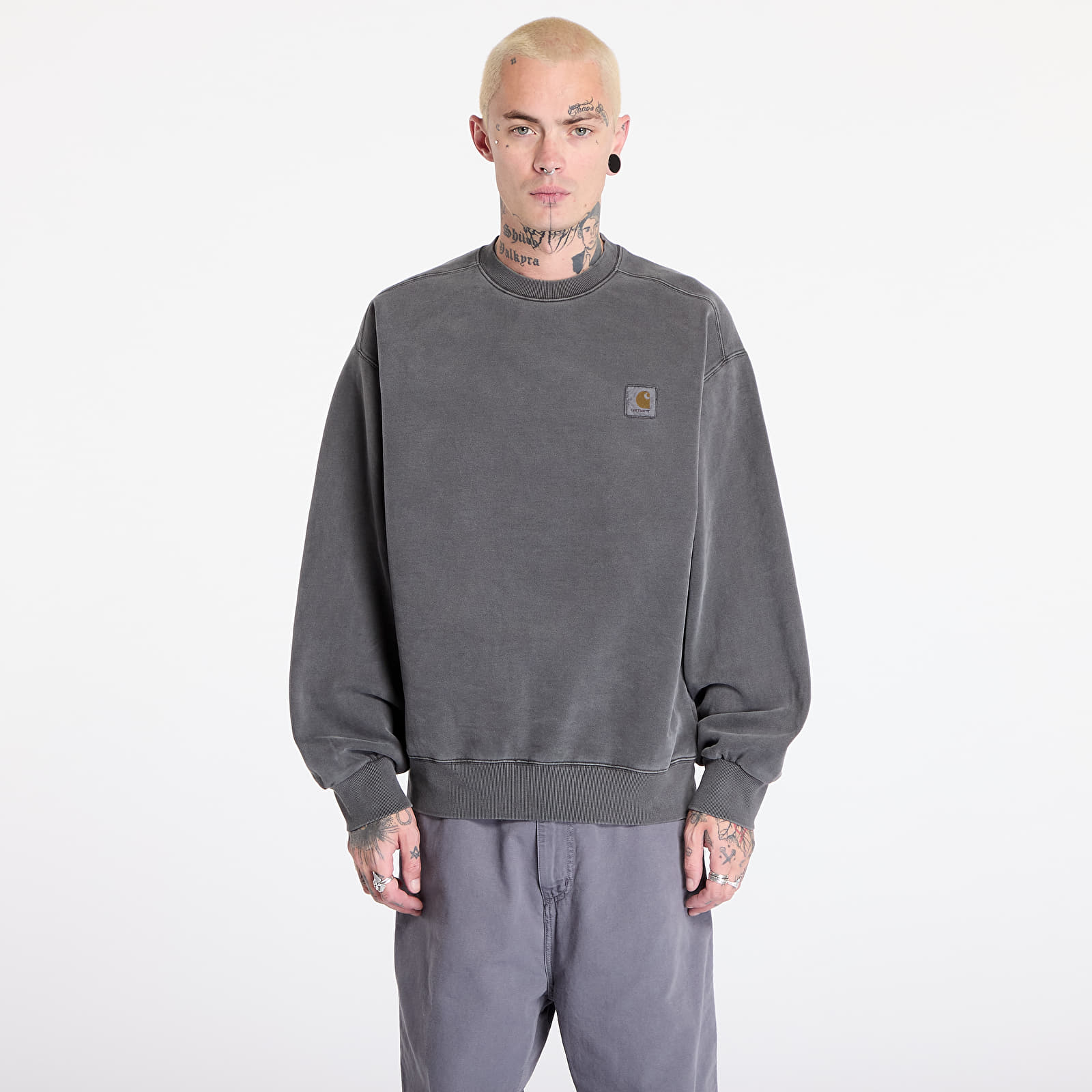 Hoodies and sweatshirts  Carhartt WIP Vista Sweat UNISEX Graphite Garment Dyed
