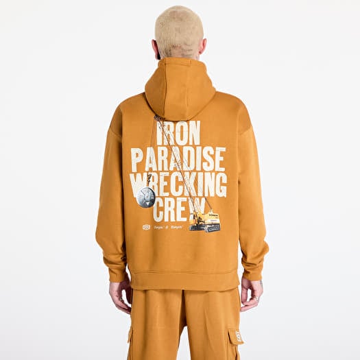 Sweatshirts Under Armour Project Rock Icon Fleece Hoody Yellow Ochre Silt Queens