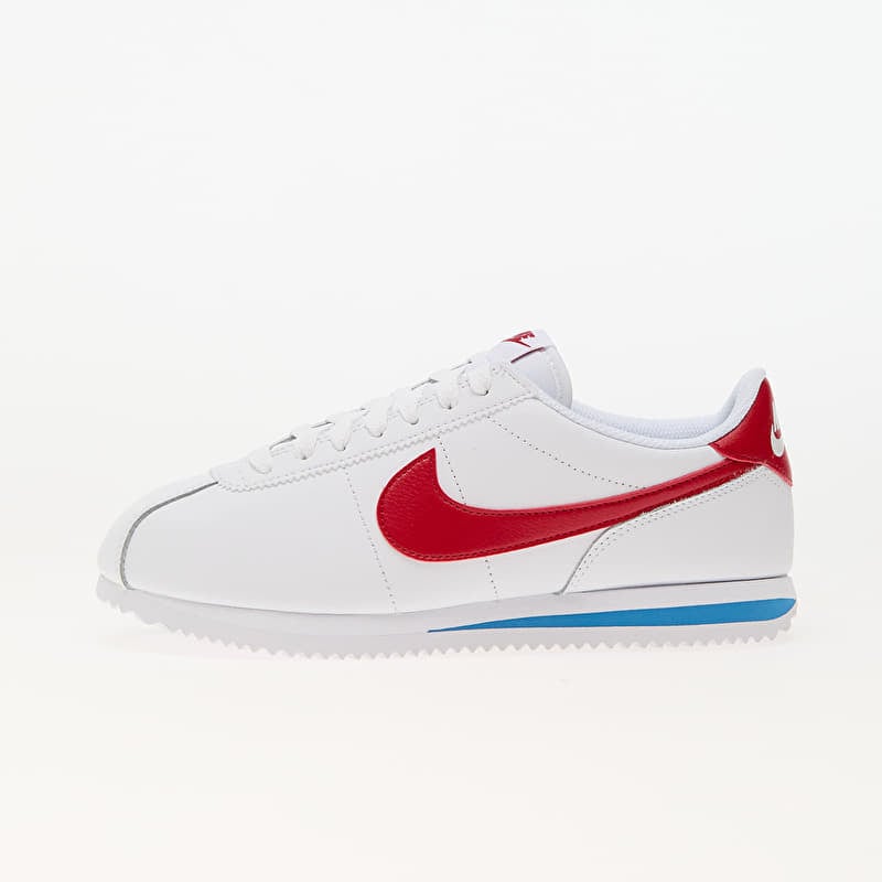 Nike W Cortez Leather White/ Varsity Red-Varsity Blue
