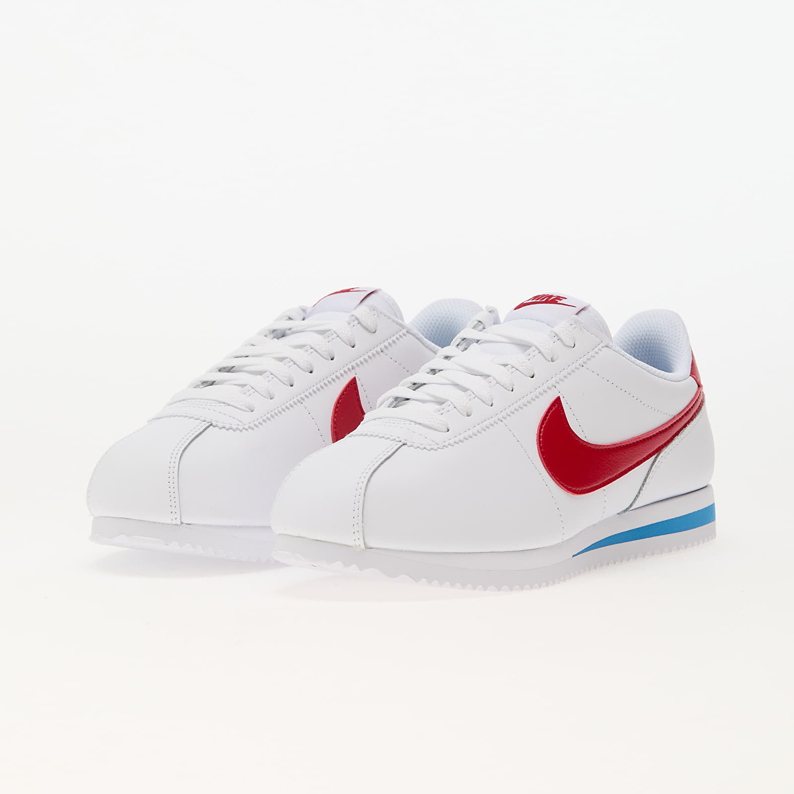 Naiste tossud ja kingad Nike W Cortez Leather White/ Varsity Red-Varsity Blue