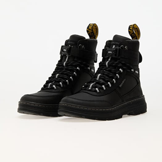 Chaussures Dr. Martens Combs Tech Wx Black Coated RipStop Nylon Poly Ripstop Republic Wp Ajax Queens