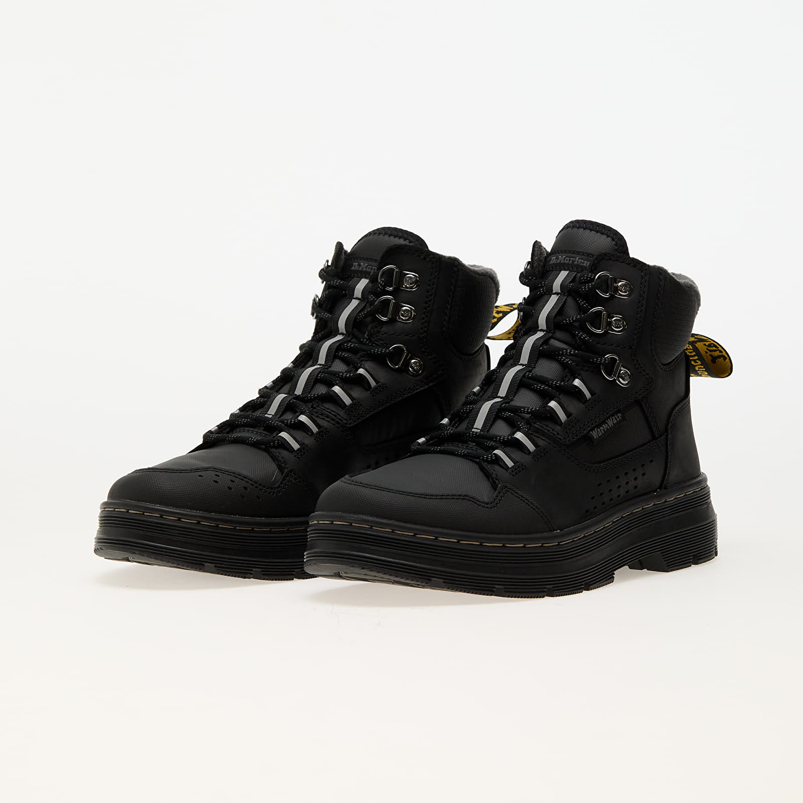 Men's sneakers and shoes Dr. Martens Rilla Wx Black Coated Ripstop Nylon/ Poly Ripstop/ Republic Wp/ Ajax