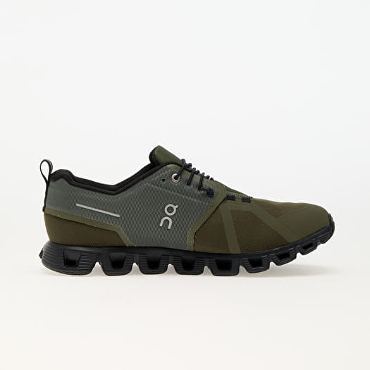 Zapatillas y zapatos de hombre On M Cloud 5 Waterproof Olive Black Queens