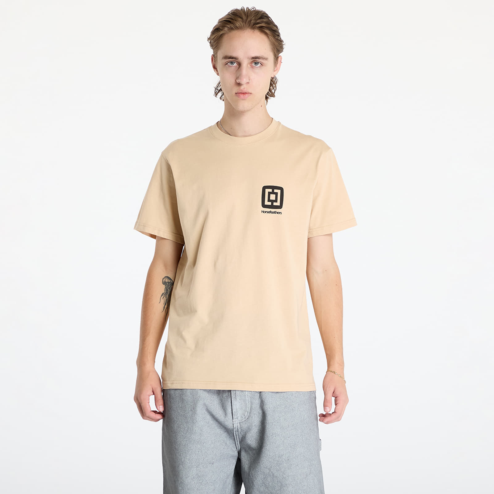Men's T-shirts Horsefeathers Mini Logo T-Shirt Mojave
