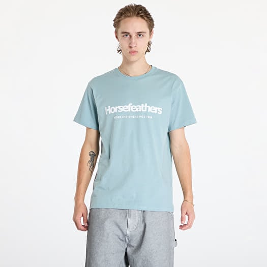 T-krekls Horsefeathers Quarter T-Shirt Blue Haze