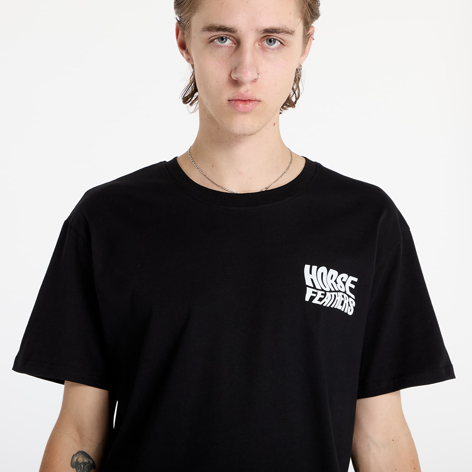 Men's T-shirts Horsefeathers Distort T-Shirt Black