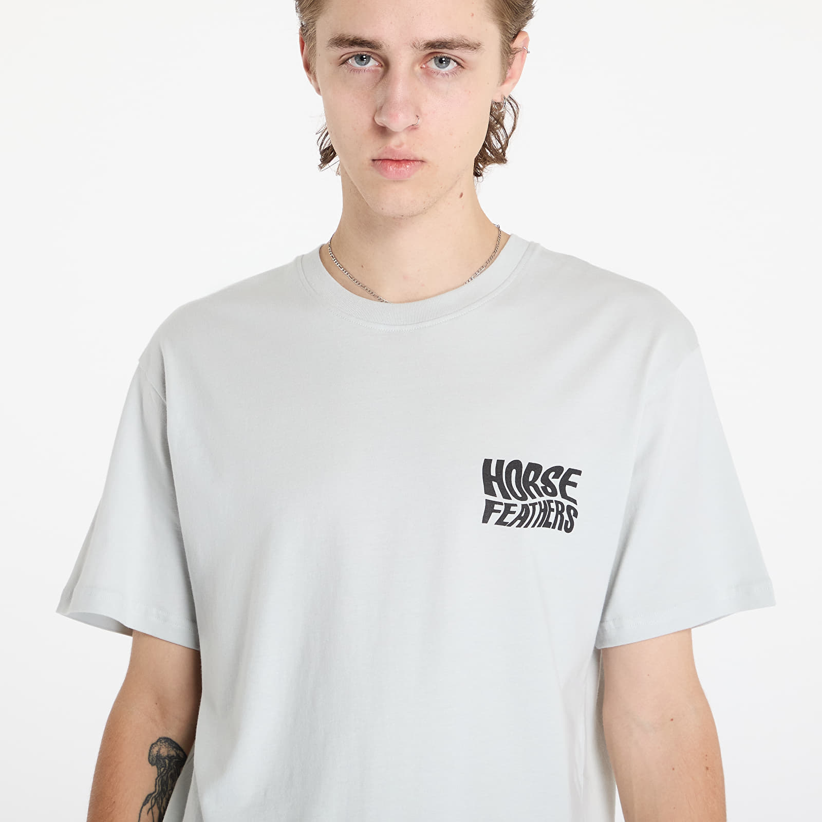 Koszulki męskie Horsefeathers Distort T-Shirt Cement