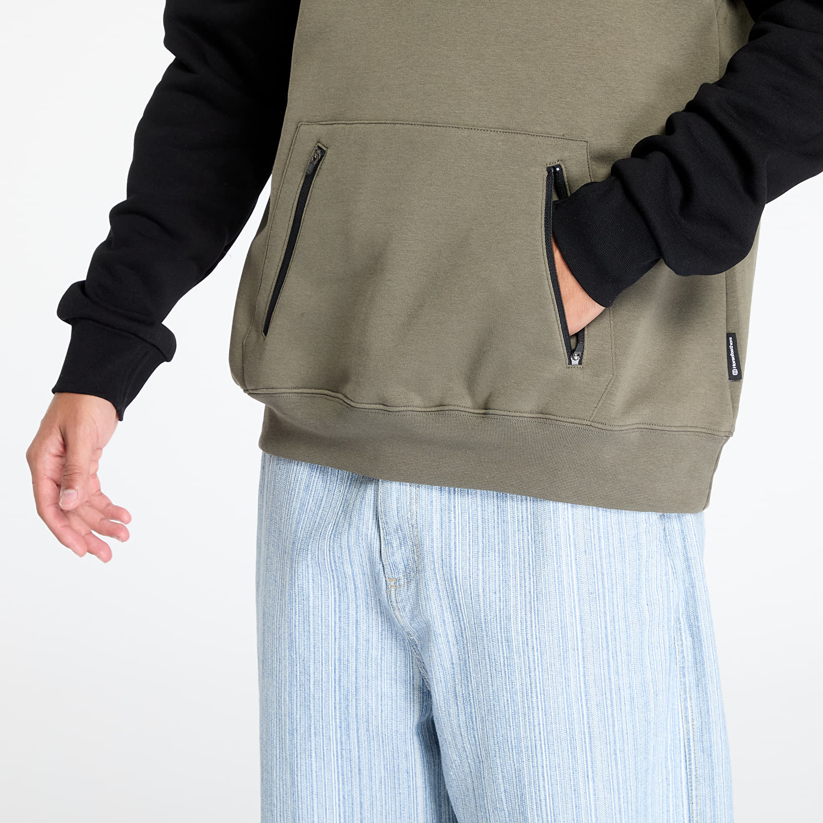 Meeste kampsunid Horsefeathers Sherman II Sweatshirt Burnt Olive