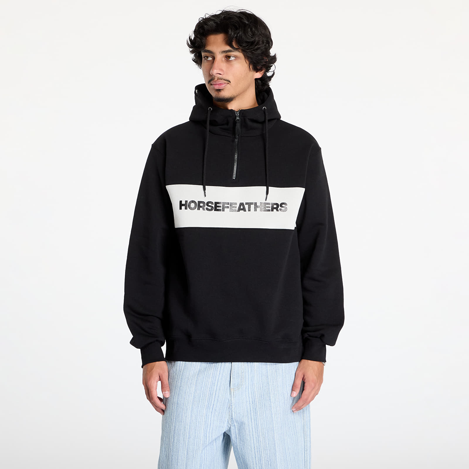 Sweatshirts för män Horsefeathers Fulton Sweatshirt Black
