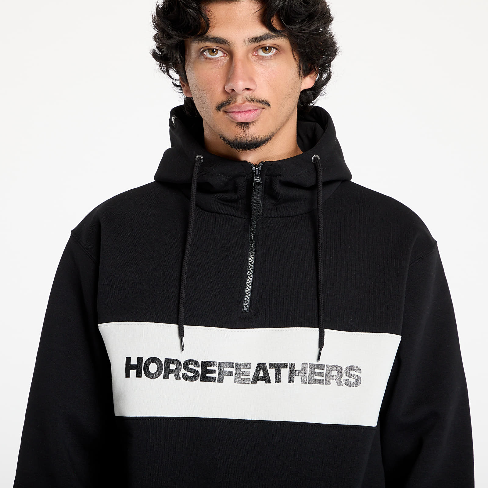 Sweatshirts för män Horsefeathers Fulton Sweatshirt Black
