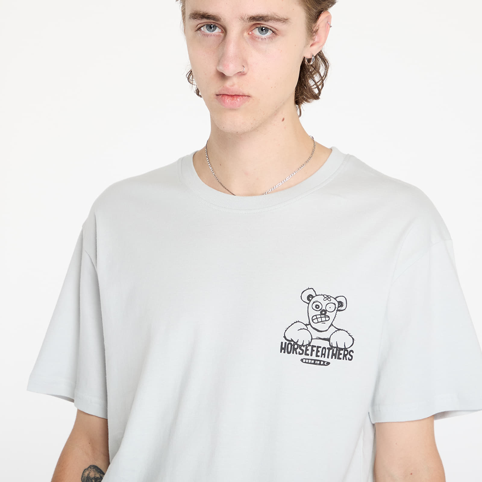 Meeste T-särgid Horsefeathers Teddy T-Shirt Cement