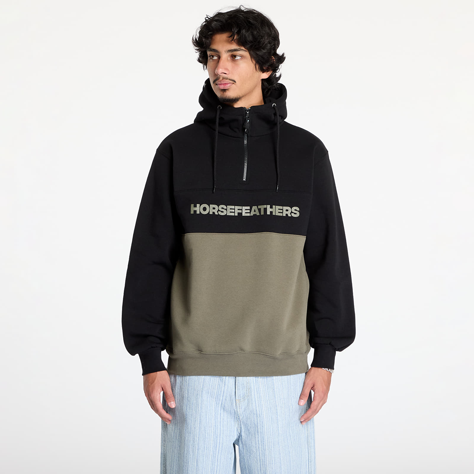 Meeste kampsunid Horsefeathers Fulton Sweatshirt Burnt Olive