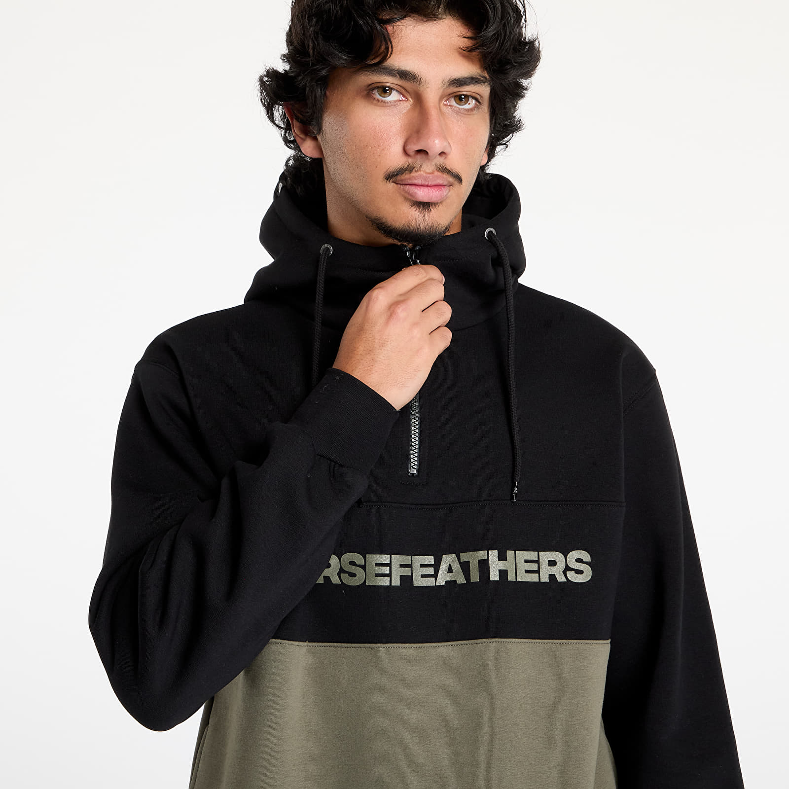 Meeste kampsunid Horsefeathers Fulton Sweatshirt Burnt Olive