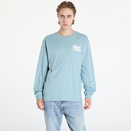 T-shirt Horsefeathers Distort Long Sleeve T-Shirt Blue Haze