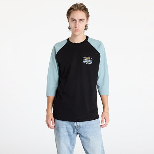 Tricou Horsefeathers Hexagon II Raglan T-Shirt Black