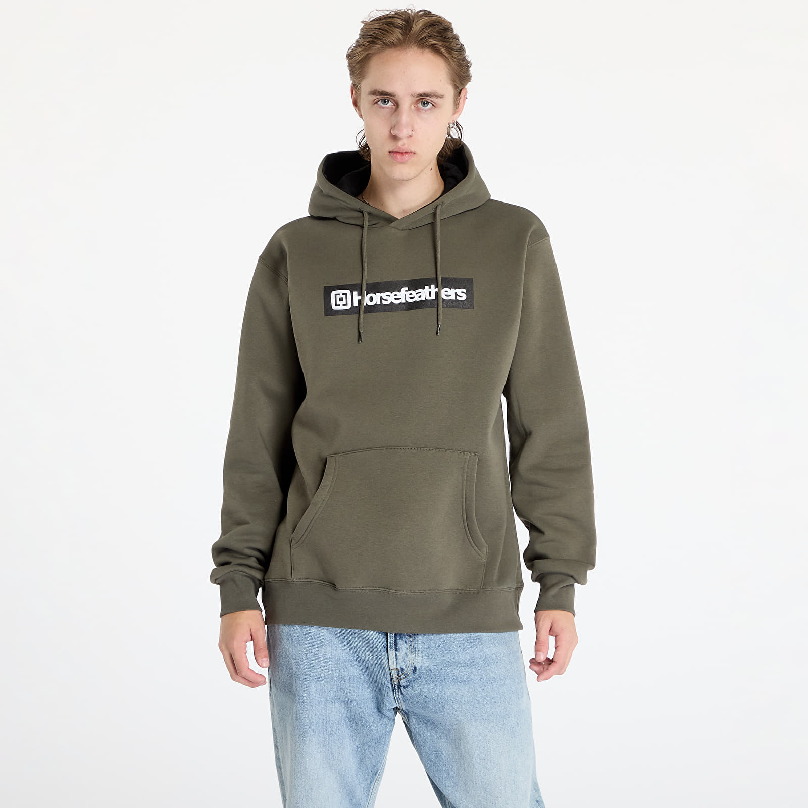 Herren-Sweatshirts Horsefeathers Drown Sweatshirt Burnt Olive