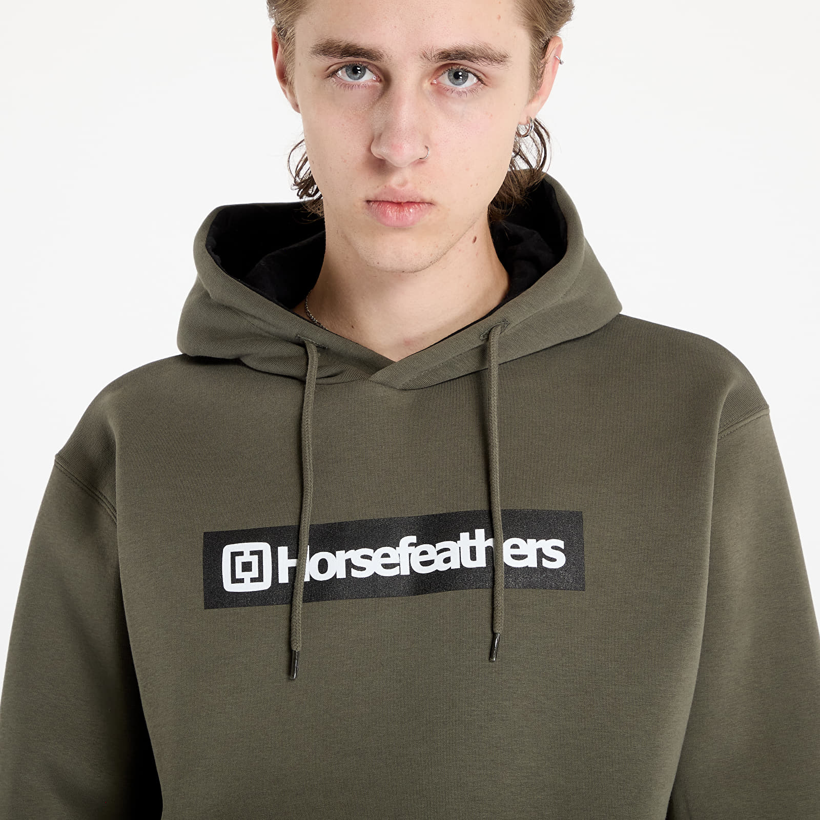 Herren-Sweatshirts Horsefeathers Drown Sweatshirt Burnt Olive