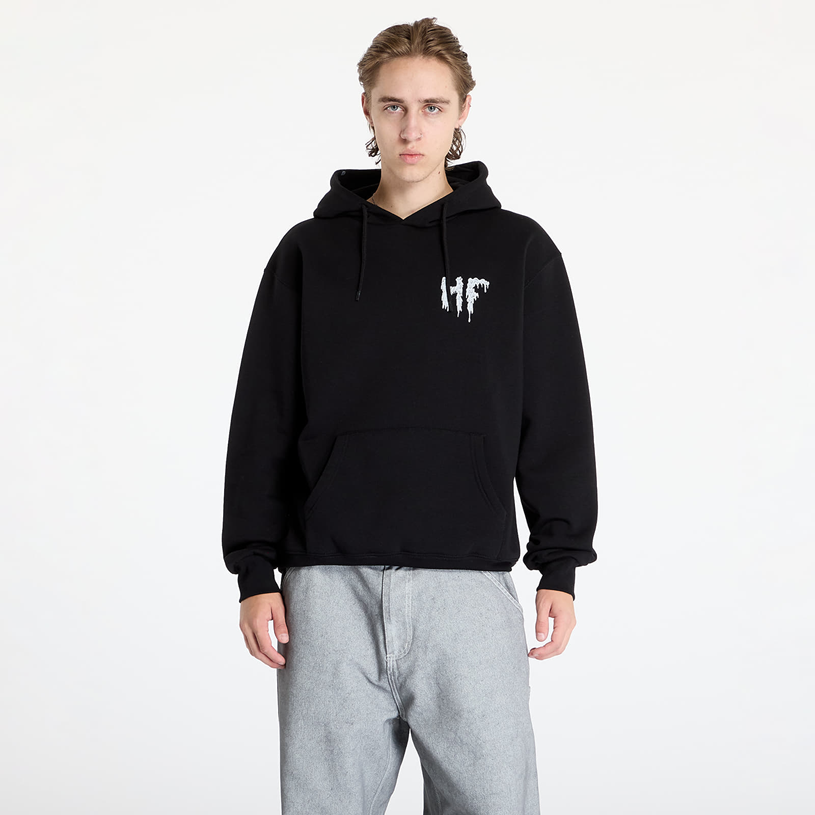 Men's sweatshirts Horsefeathers Acid Bath Hoodie Black