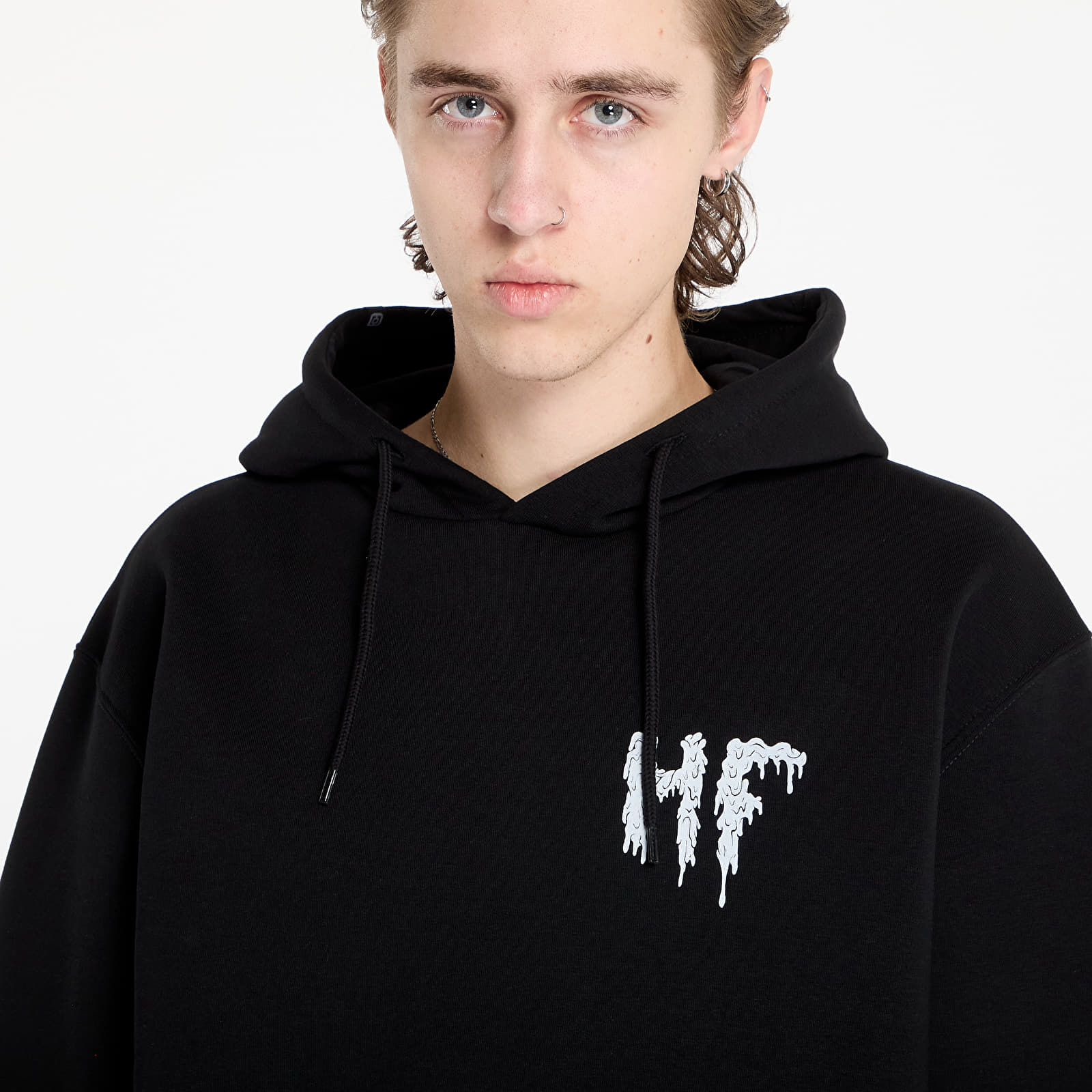 Men's sweatshirts Horsefeathers Acid Bath Hoodie Black