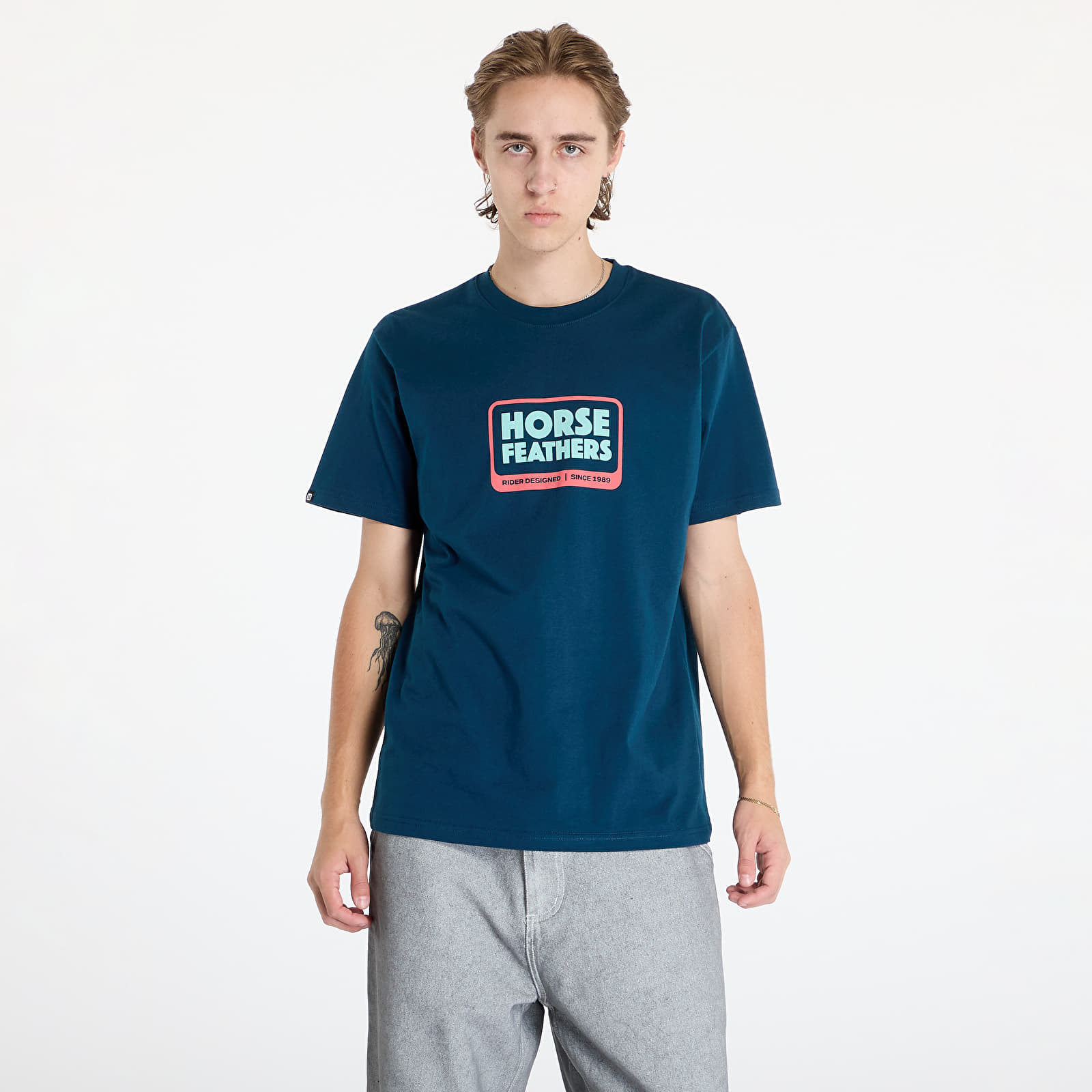 Meeste T-särgid Horsefeathers Millennium T-Shirt Pond