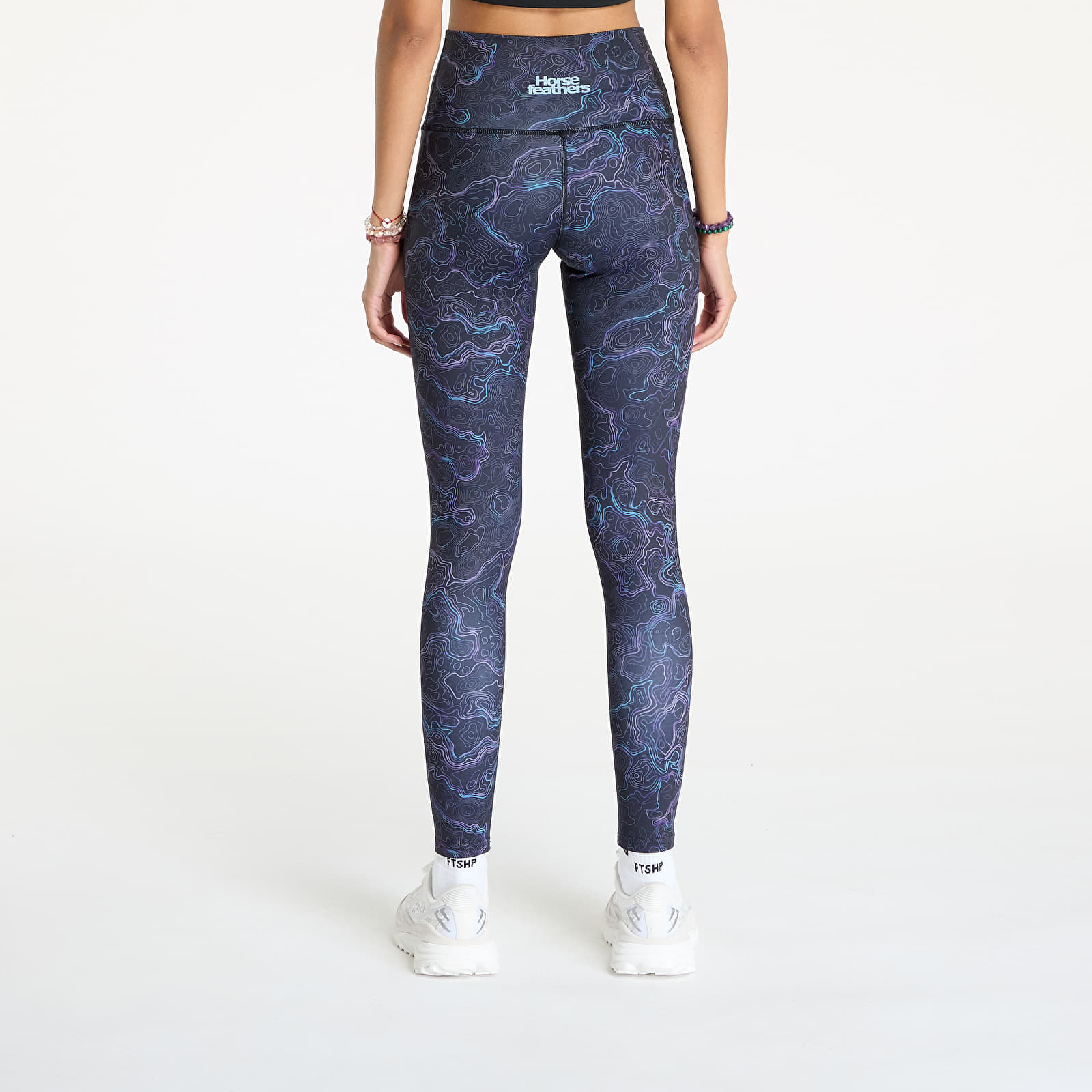Leggings für Frauen Horsefeathers Claris Leggings Contour Lines