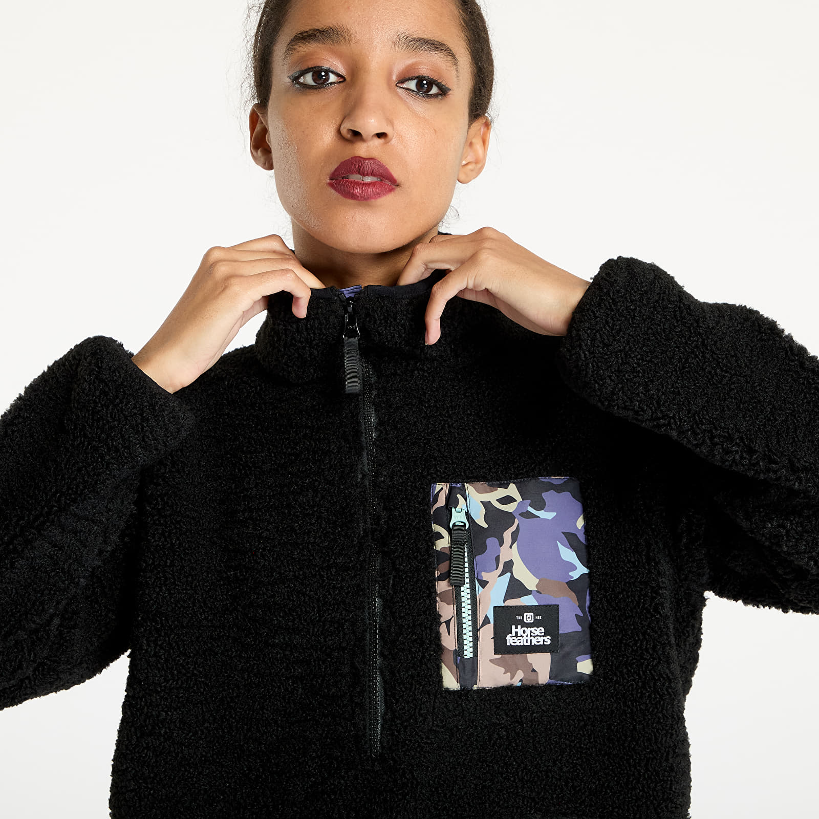 Naiste kampsunid Horsefeathers Elvira Sweatshirt Black