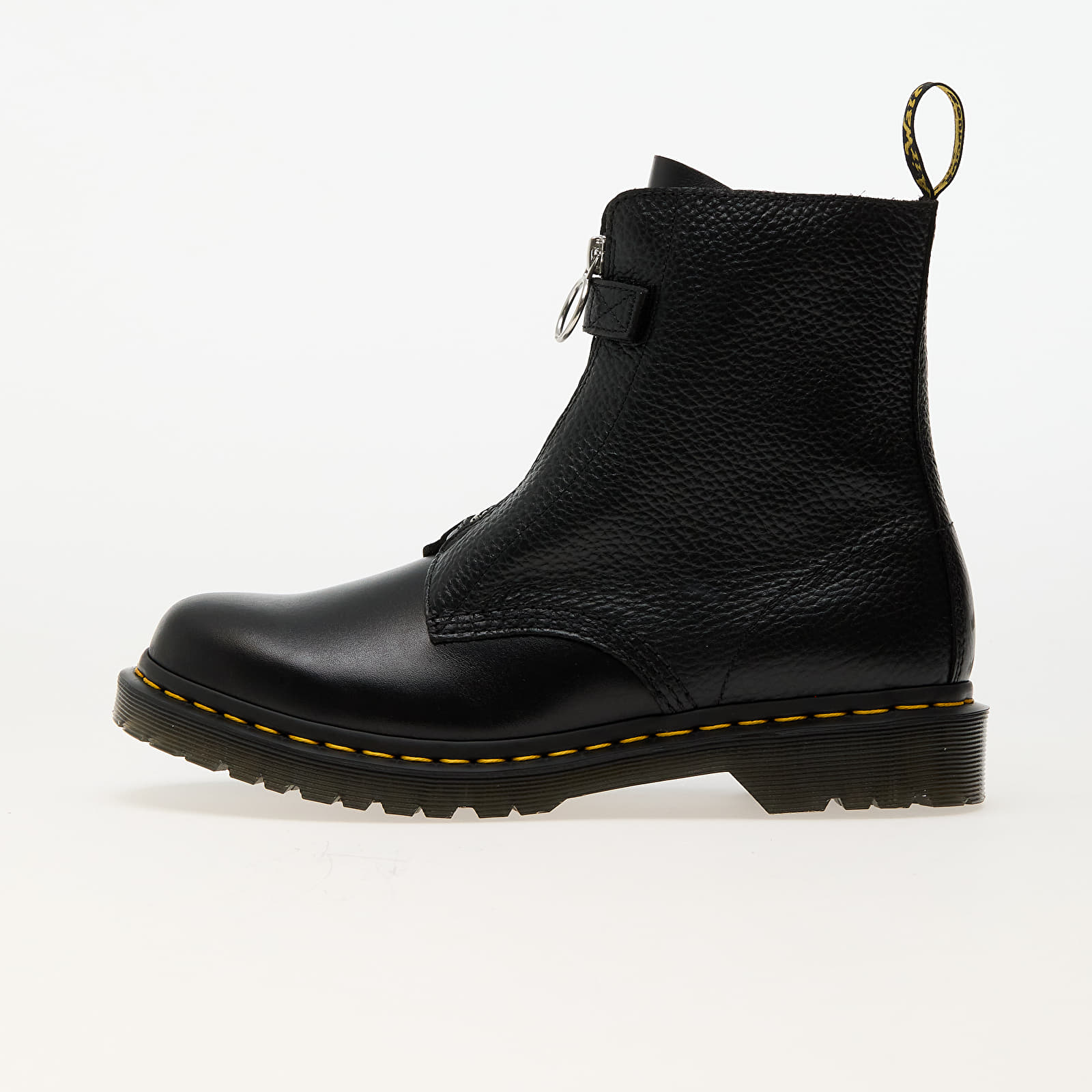 Női tornacipők és cipők Dr. Martens 1460 Pascal Frnt Zip Black Wanama & Black Milled Nappa