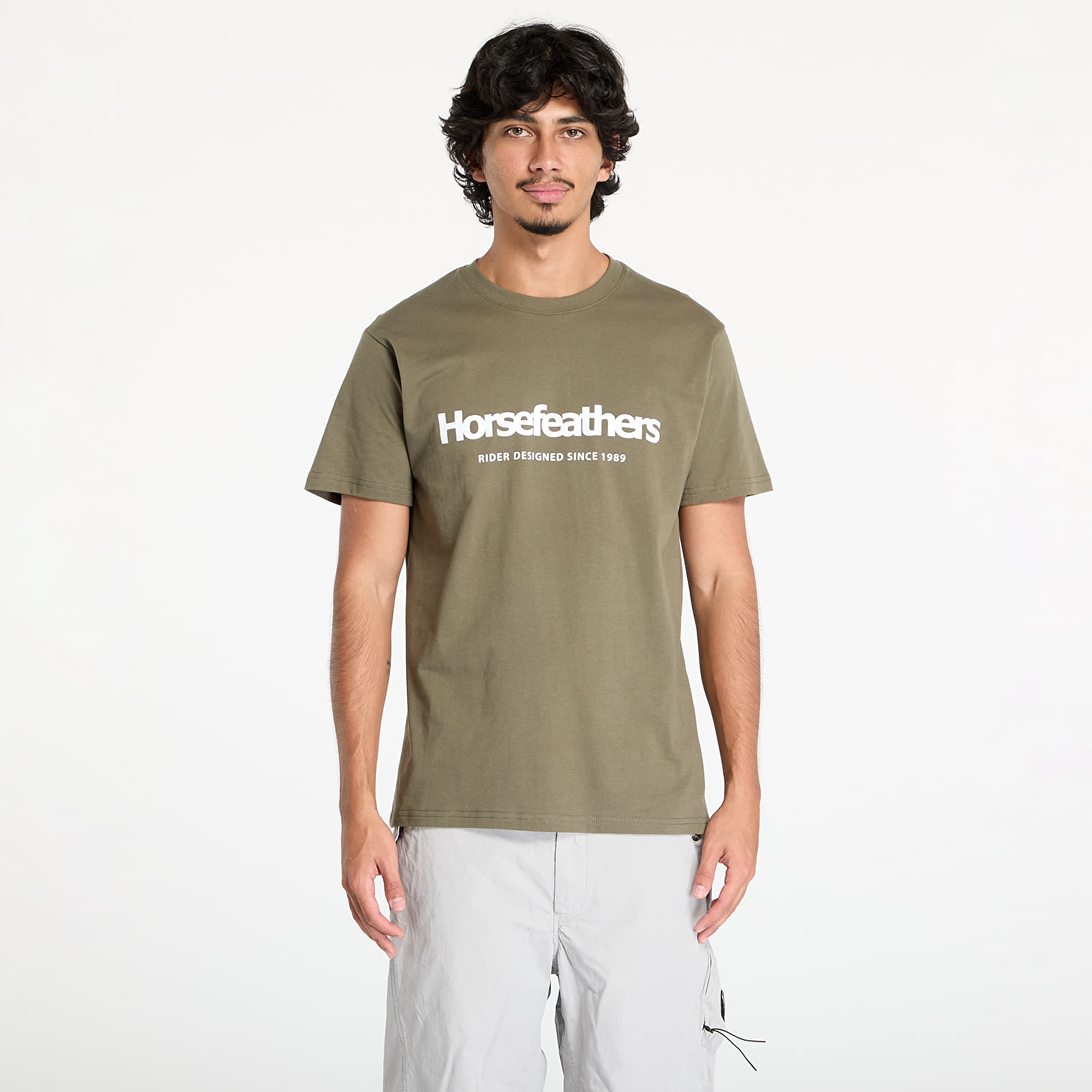 Meeste T-särgid Horsefeathers Quarter T-Shirt Burnt Olive