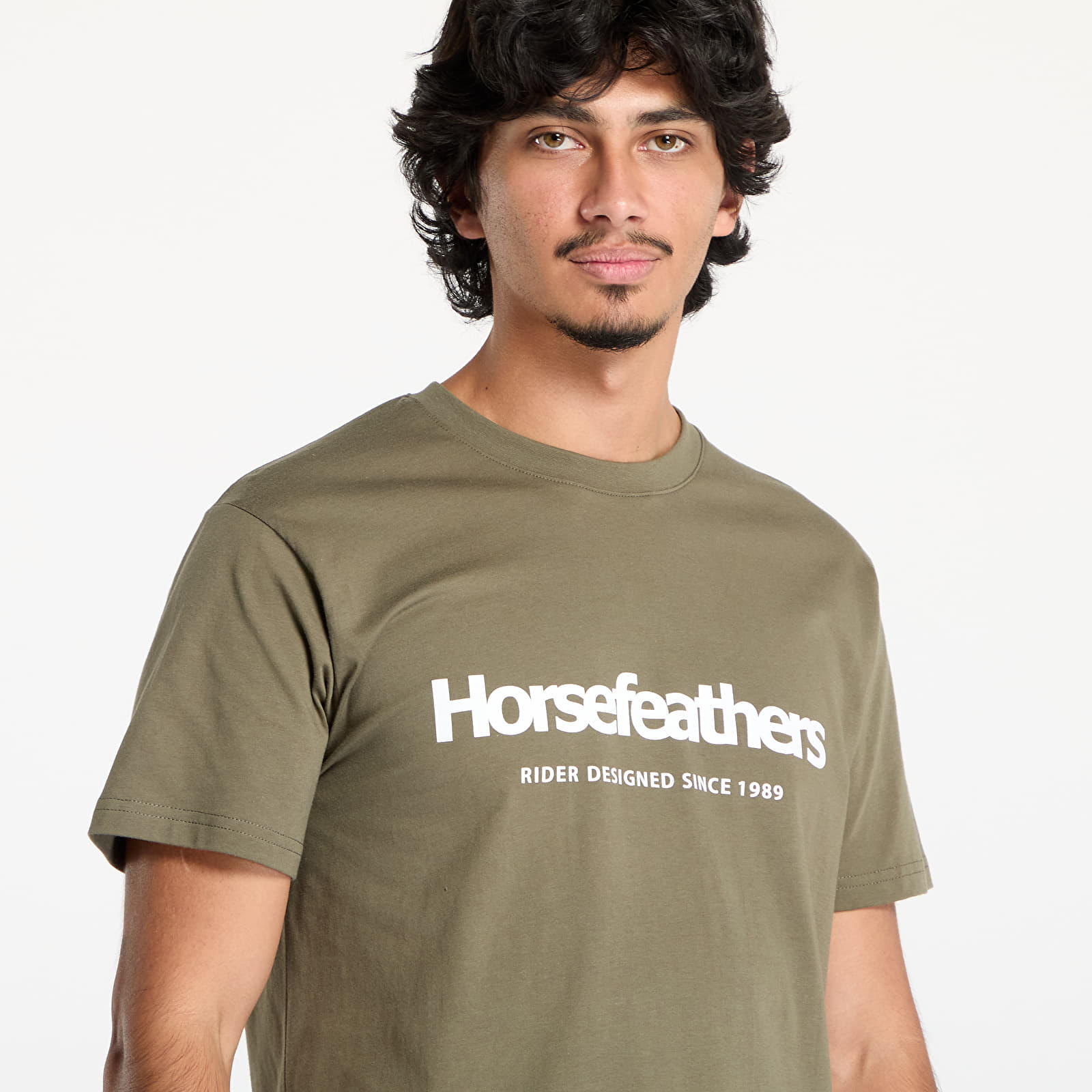 Meeste T-särgid Horsefeathers Quarter T-Shirt Burnt Olive