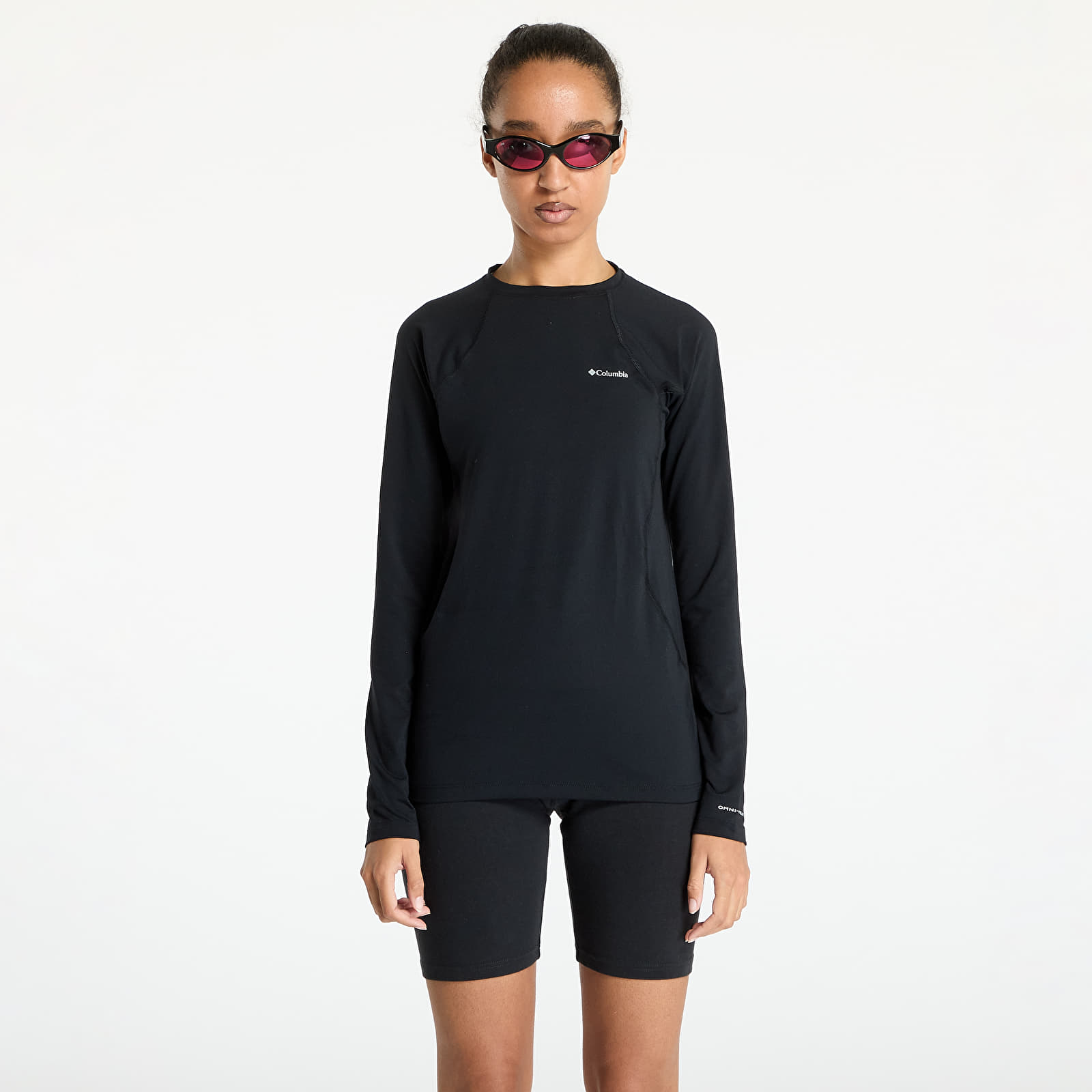 Camisetas de mujer Columbia Midweight Stretch Long Sleeve Top Black