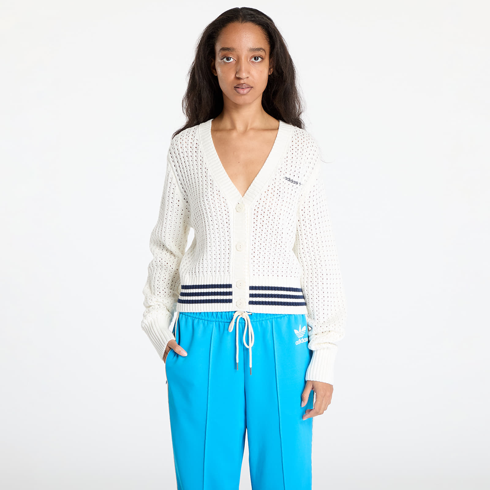 Maglione adidas Knit Cardigan Off White XL