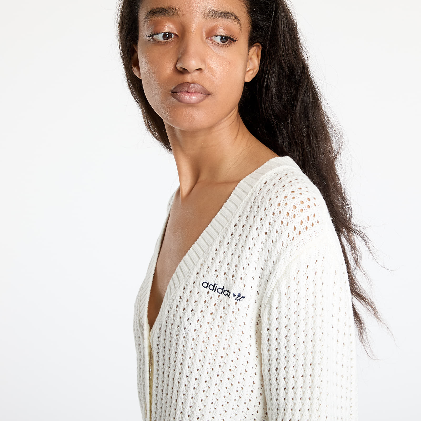 Women's Sweaters adidas Knit Cardigan Off White