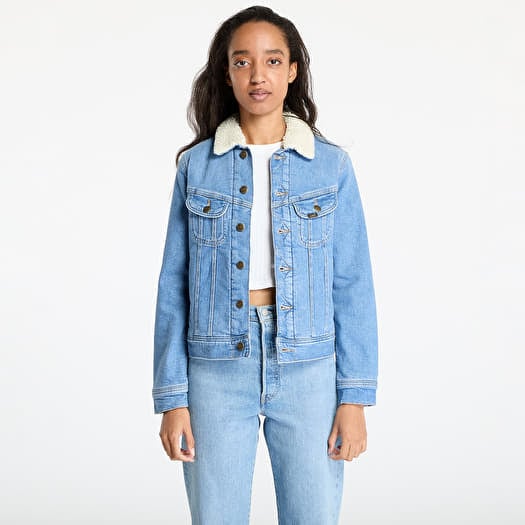 Kurtka Lee Sherpa Rider Jacket Blue Voyage