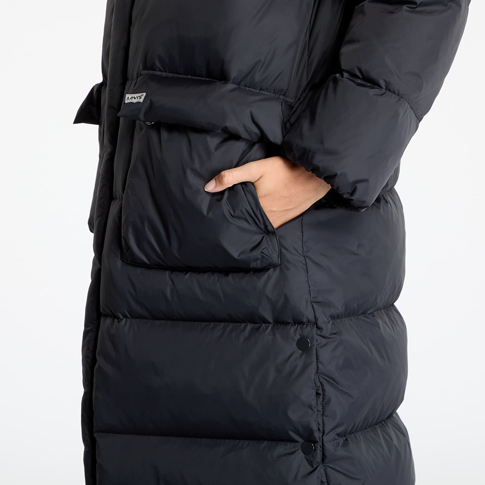 Jackets Levi's® Western Long Bubble Puffer Black