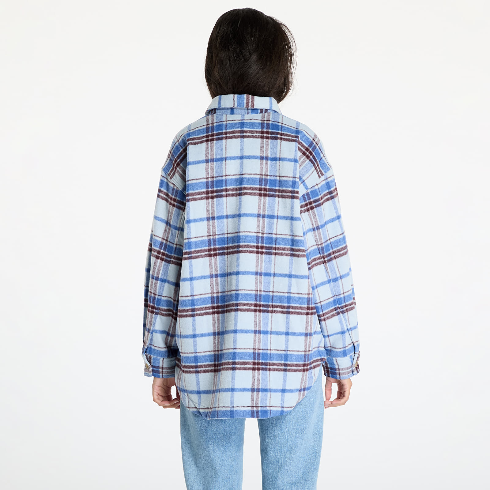 Hemden für Frauen Lee Working West Overshirt Exploded Shy Blue