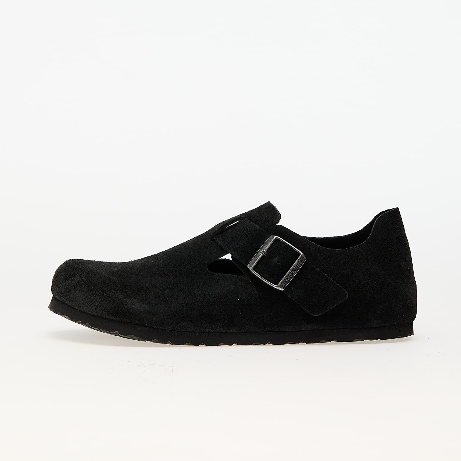 Meeste tossud ja kingad Birkenstock London Suede Leather Black