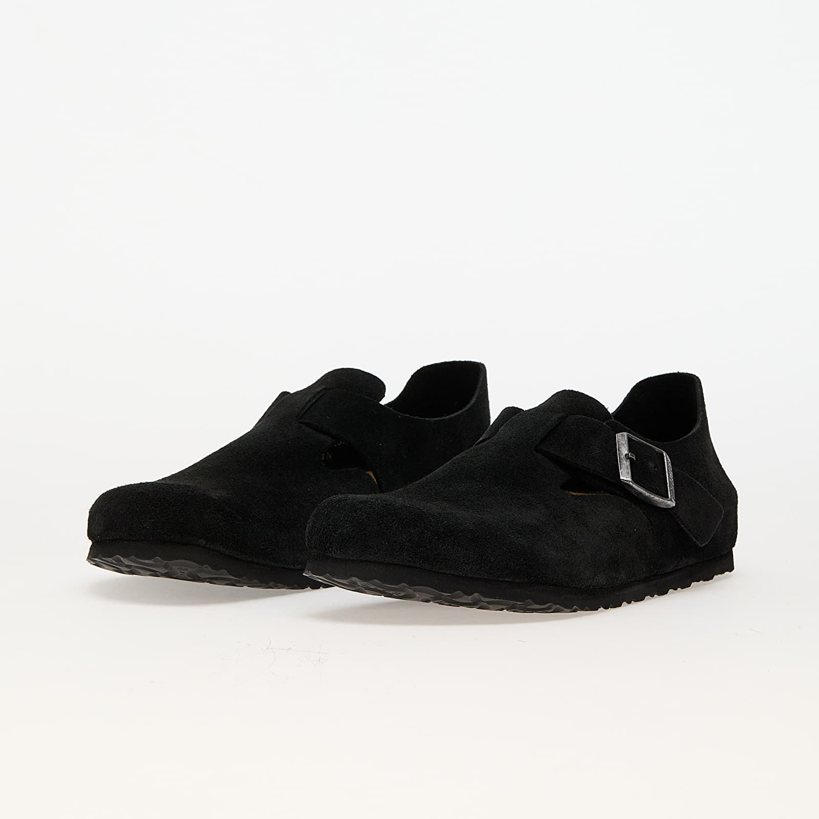 Men's sneakers and shoes Birkenstock London Suede Leather Black